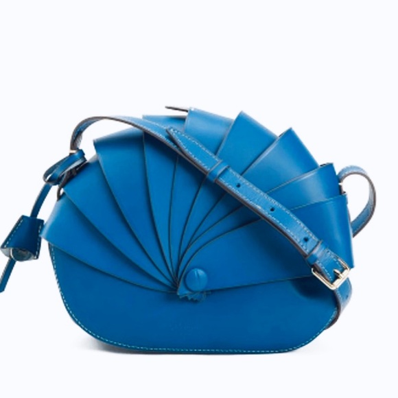 BOLDRINI SELLERIA Chic Blue mare Women's Leather Crossbody Bag - Picture 3 of 9